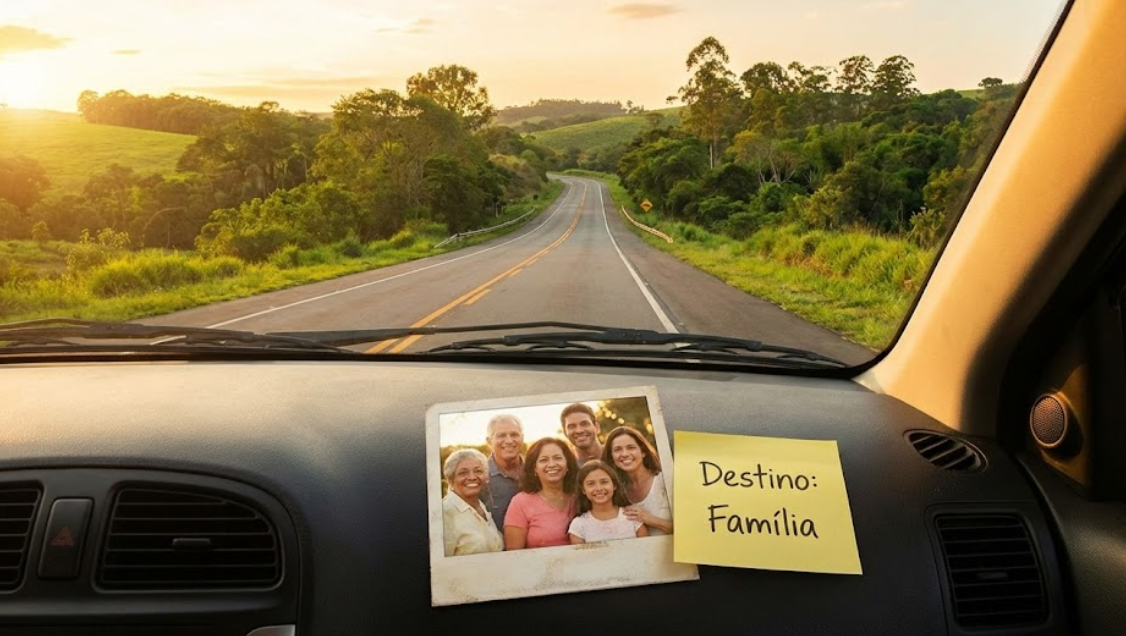 Apenas 3 horas de estrada, mas 2 anos de distância: A mentira da “correria”