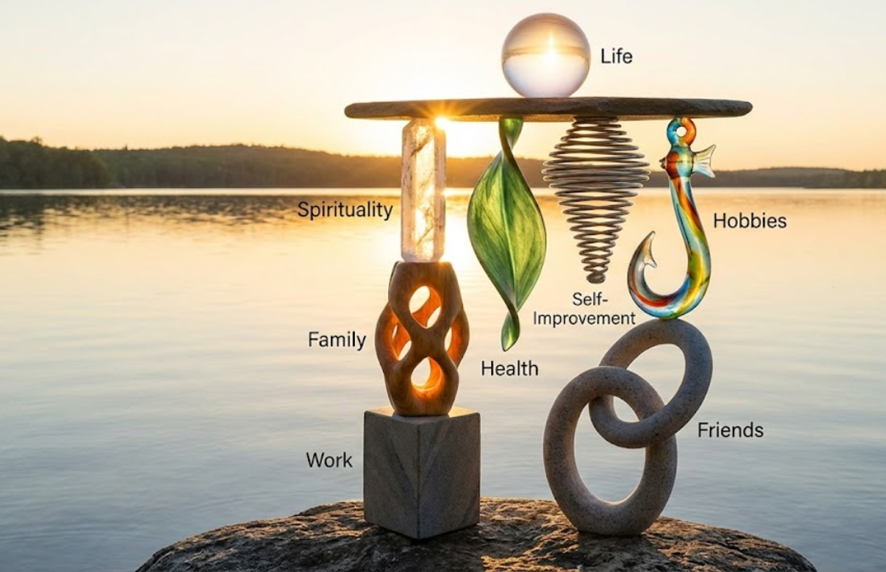 Os 7 Pilares da Vida: Uma lição de um amigo sobre o que realmente nos sustenta